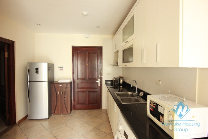 Bright and airy serviced apartment for rent in Au Co alley, Tay Ho, Hanoi